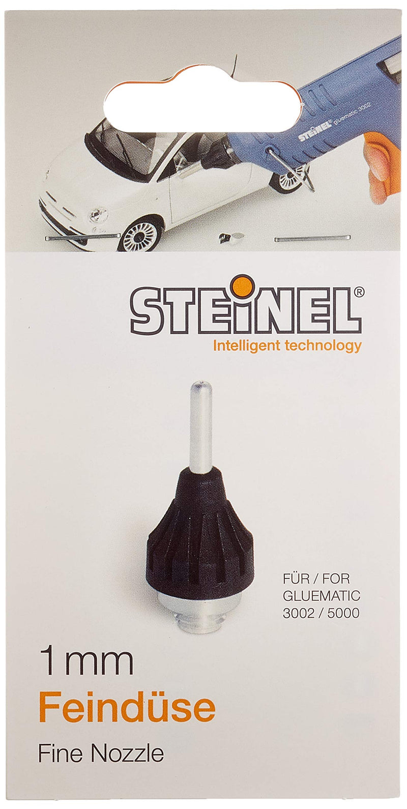 Steinel Fine Nozzle 1.0 mm, Accessory for Gluematic 3002 and 5000 Glue Gun, Nozzle for Precise Dosing, Blue