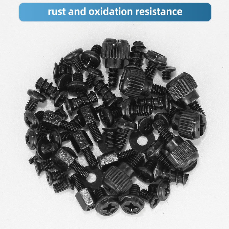 400PCS Computer Screws Assortment Kit with Screwdriver Motherboard Standoffs Screws for Universal Motherboard, HDD, SSD, Hard Drive,Fan, Power Supply, Graphics, PC Case, DIY Installation and Repair