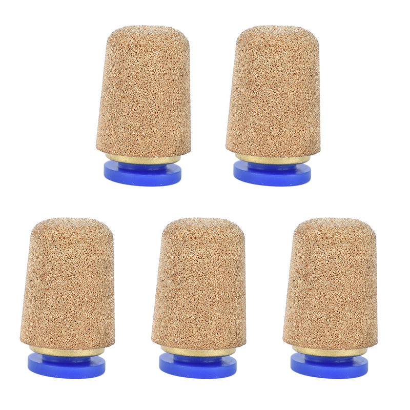 Pack of 5 Air Pneumatic Silencers, Exhaust Silencers, Noise Filter, Reducer Hardware, PSF6 Pneumatic Exhaust Silencer