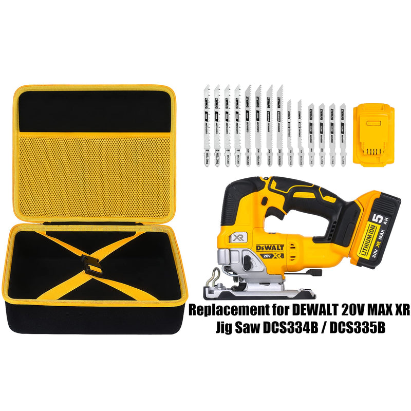 khanka Case for DEWALT 20V MAX XR Jig Saw DCS334B / DCS335B, Case only