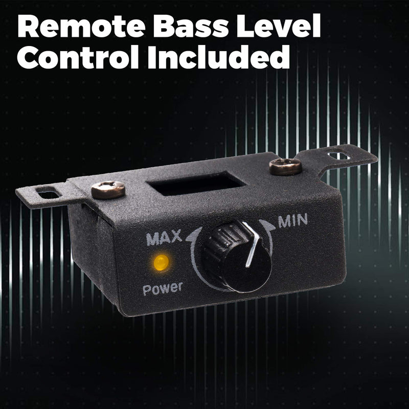 NVX XLCA2 X-Series 2-Channel Line Out Converter Digital Bass Enhancer with xBOOST and Remote Level Control 2-Channel with xBOOST