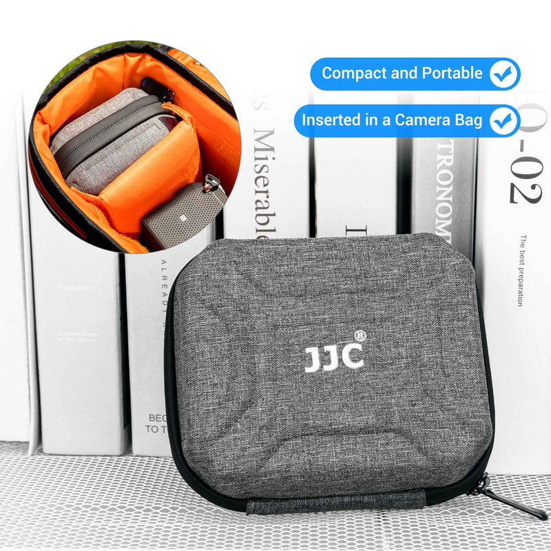 JJC 10 Pockets Hard Shell Lens Filter Bag Up to 95mm, Water Resistant & Dustproof, Camera Filter Pouch with Microfiber Cleaning Cloth, Filter Carrying Case for Photography Filter Round Filter 10 Pockets-Up to 95mm
