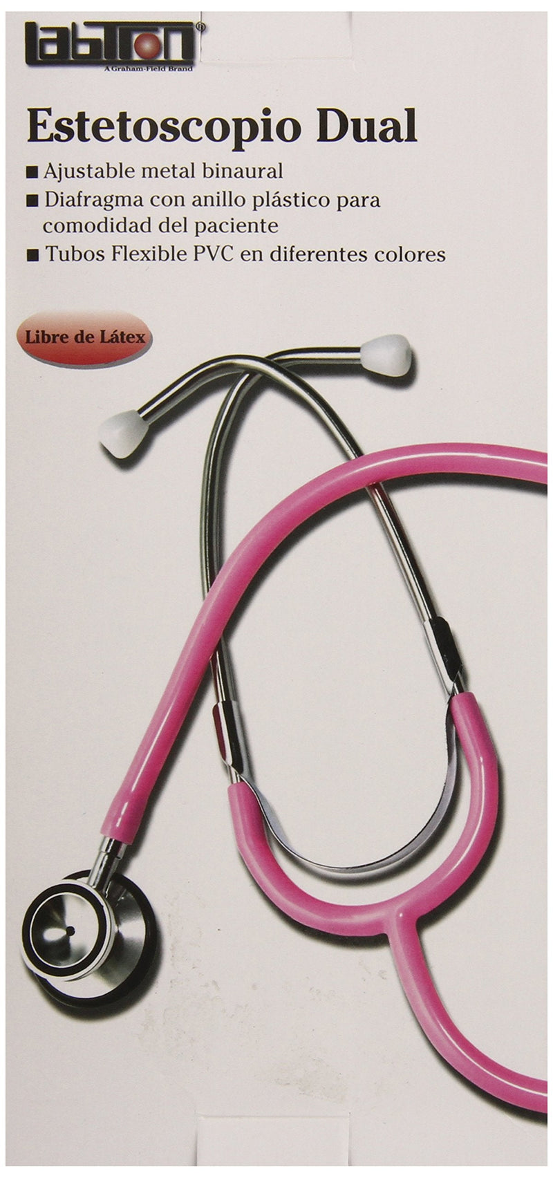 Graham-Field Dual Head Stethoscope, Hot Pink, 400P