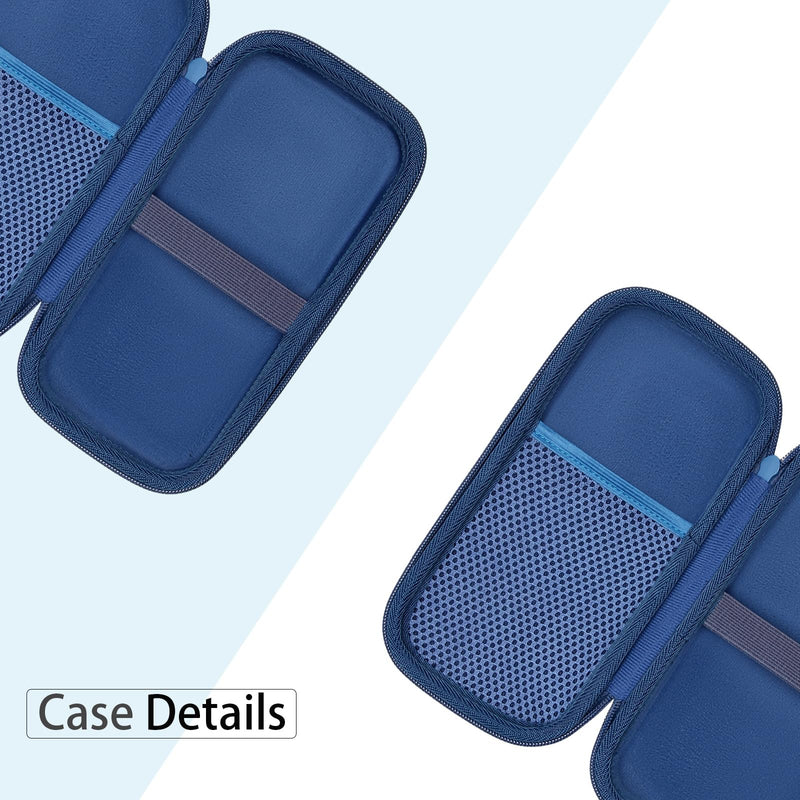 XANAD Navy Blue Case for Texas Instruments TI-84 Plus CE/TI-84 Plus/TI-Nspire CX II CAS/TI-Nspire CX II/TI-83 Plus/TI-89 Titanium/TI-85 / TI-87 Color Graphing Calculator