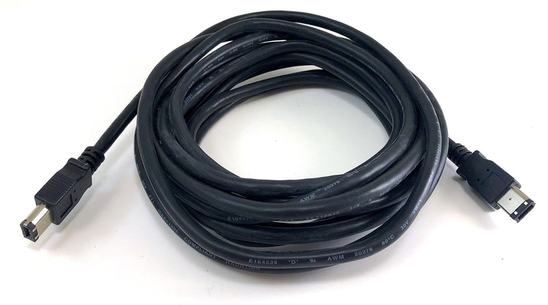 Inc. 15 feet Firewire IEEE 1394 6 Pin Male to 6 Pin Male Cable (E07-215) 15 ft Firewire IEEE (6 Pin-M to 6 Pin-M) Black