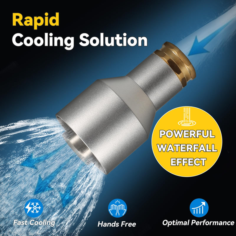 Magnetic Compressor Cooler, High Powered Magnetic Water Dispenser for Cooling Compressor, Cooling Overheated Compressor Quickly with Connecting Garden Hose Water