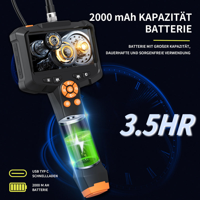 Daxiongmao Boroscope, Endoscope Camera with Light, IP67 Waterproof Endoscope, 1080P HD Inspection Camera, Boroscope Camera with Light, 16.5ft Flexible Endoscope Camera, Gadgets for Men (4.3") 01-16.5FT