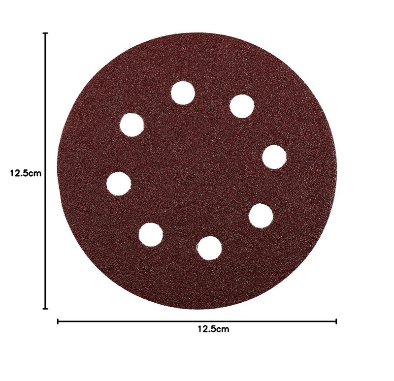 KWB Quick Self Stick Sanding Pads, Wood and Metal 125 mm Diameter, hole-punched 5419 - 06 Discs - Economy Pack Diameter: 125 mm K-60