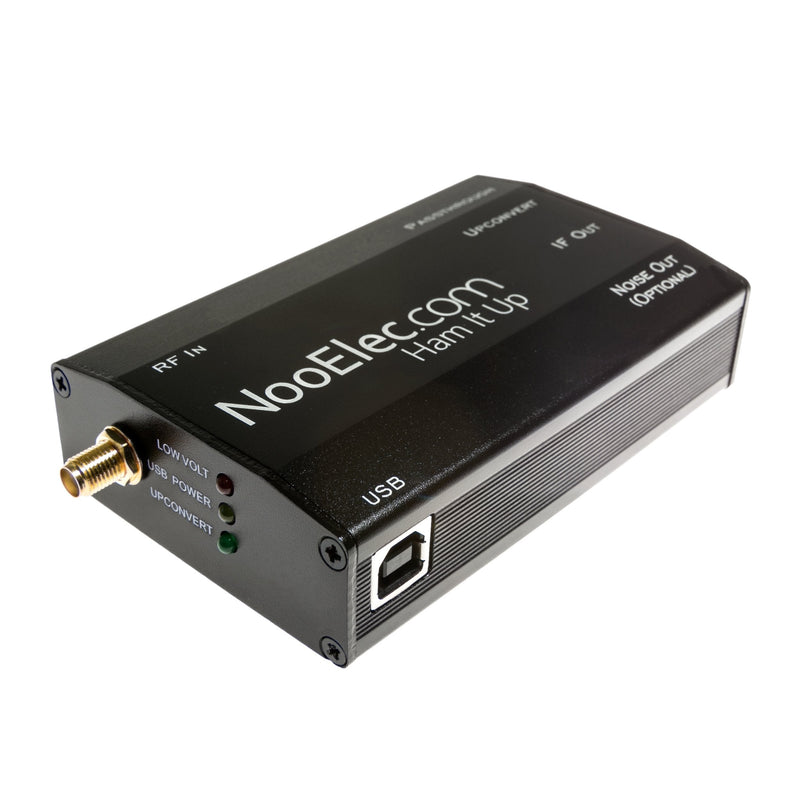 NooElec Extruded Aluminum Enclosure Kit, Black, for Ham It Up Plus Barebones RF Upconverter for NESDR and RTL-SDR radios