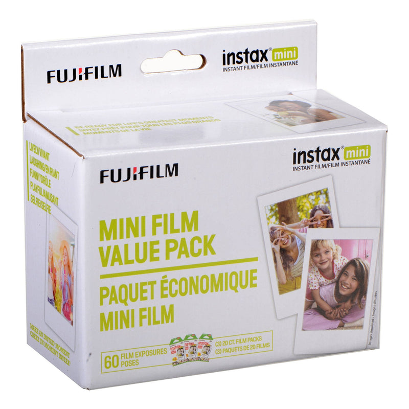 Fujifilm Instax Mini Instant Film Value Pack - 60 Photos 60 Film Pack Standard Film Packs