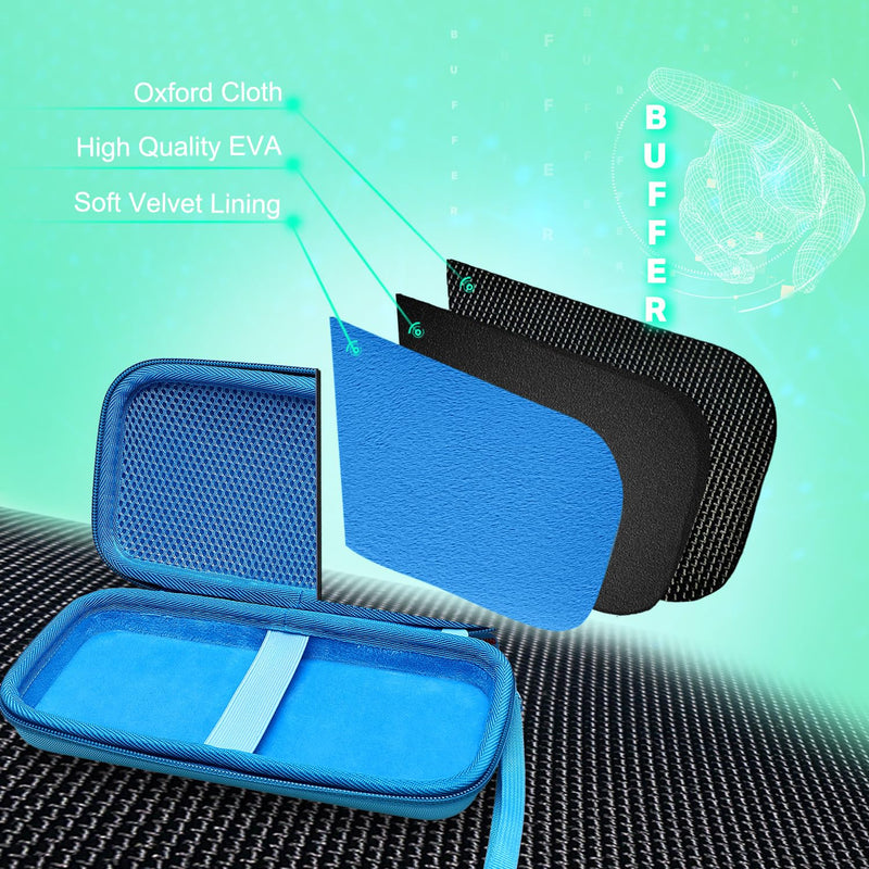 XANAD Wathet Hard Case for Texas Instruments TI-84 Plus CE/TI-84 Plus/TI-Nspire CX II CAS/TI-Nspire CX II/TI-83 Plus/TI-89 Titanium/TI-85 / TI-90 Color Graphing Calculator