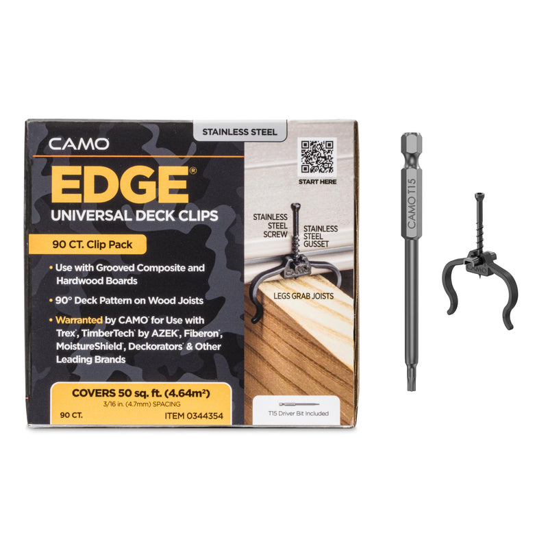 CAMO EDGEClip Hidden Deck Fasteners (90 ct) 90