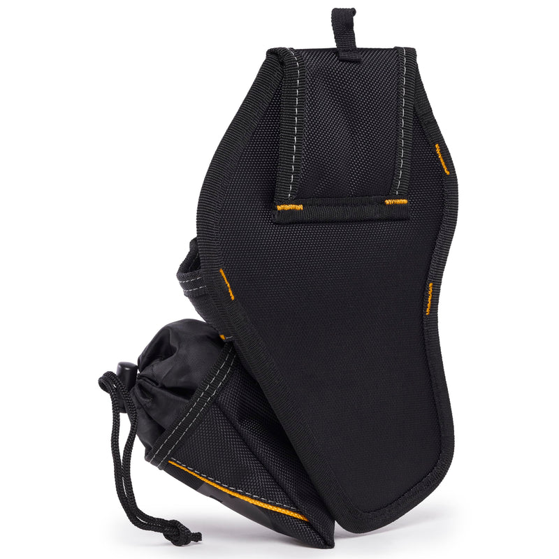 ToughBuilt - Utility Pouch, Heavy-Duty Tool Pouch with Multiple Pockets, Secure Attachment & Storage for Jobsite Use Drill Holster