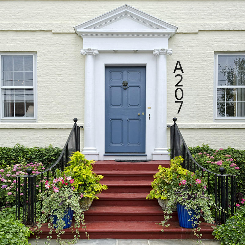 8 Inch House Numbers, Self-adhesive House Number Acrylic Modern House Numbers for Outside Black Mailbox Numbers Address Home Number for House Apartments Office Hotel Room Easy to Install (9) 8in No.9