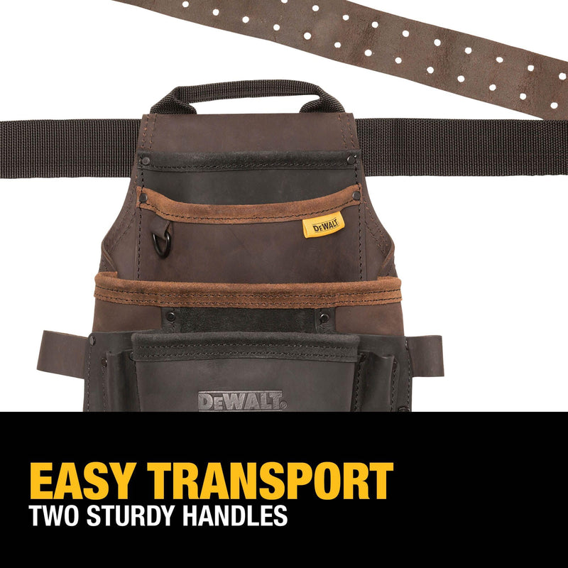 DEWALT Leather Pouch W/Belt One Size