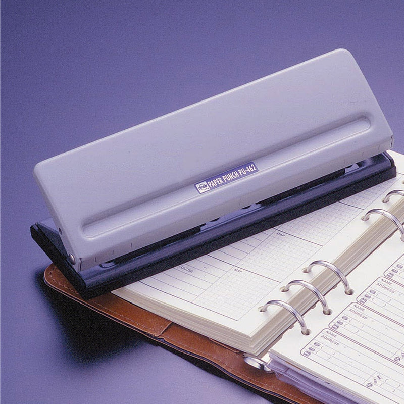 Open Industry PU-462 Hole Hole Punch, for Notebooks, 6 Holes Single Item