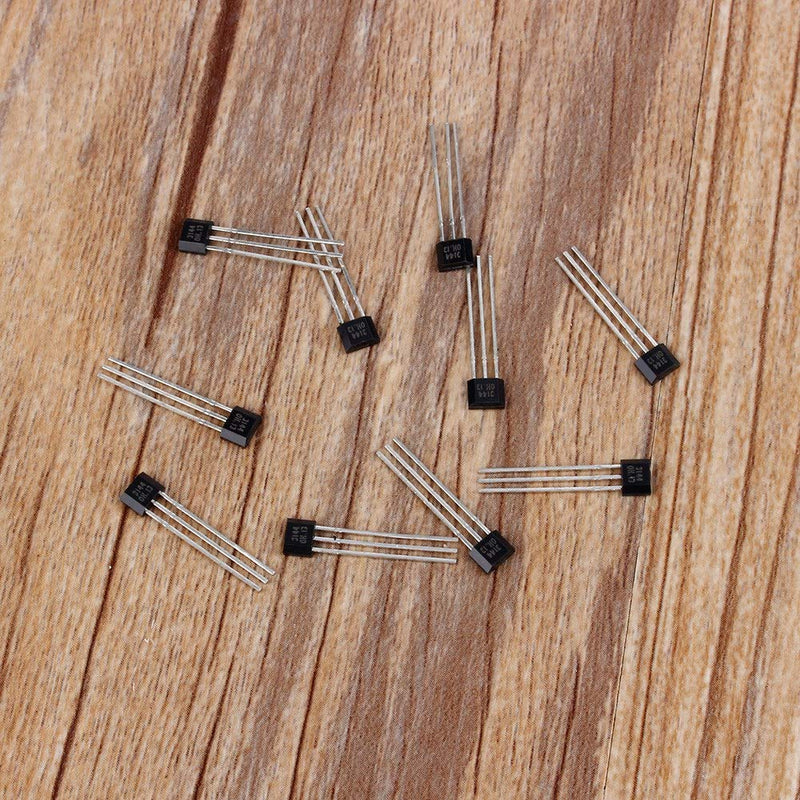 Hall Sensor 10pcs A3144 3144E OH3144E Hall Sensor Switch TO-92UA 3 Pin SIP for Electronic Toys Sports Equipment Small Home Appliances