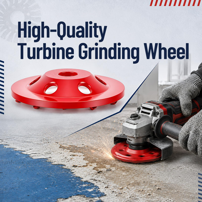 PCD Diamond Cup Wheel 125 mm, Diamond Cup Wheel with 12 Segments Grinding Wheel, Diamond Grinder for Concrete, Epoxy Resin Coatings, Paint Coatings, Angle Grinder Cup Wheel