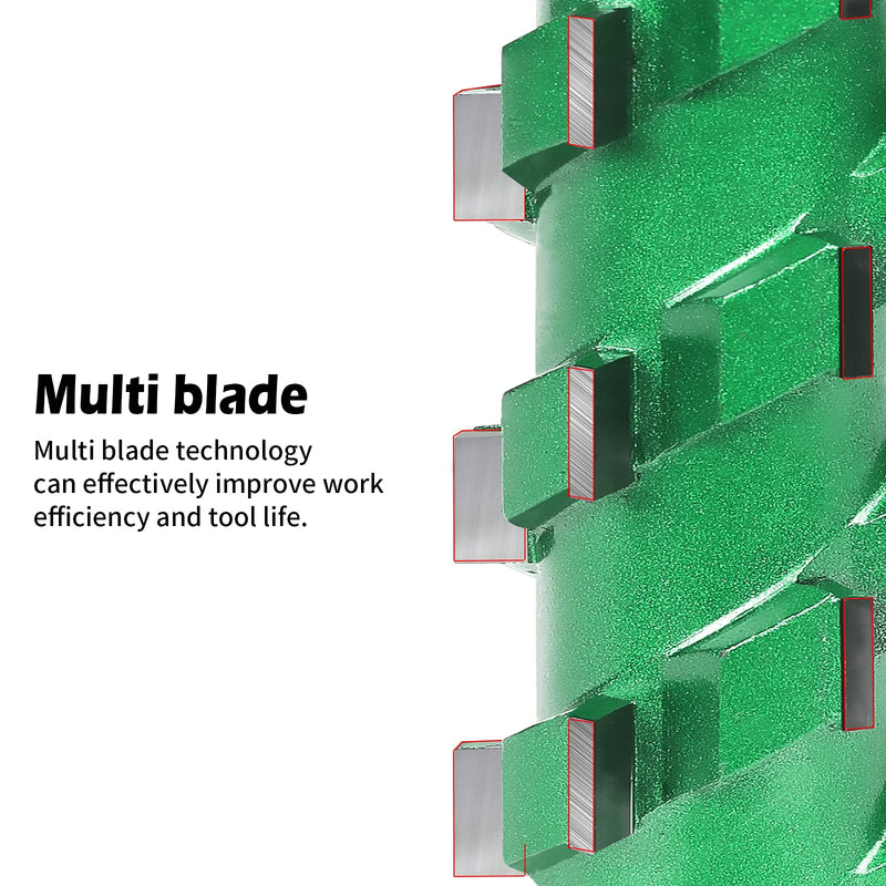 PRO Flush Trim Router Bit(20 Flutes) 1/2" Shank,2-3/4"Cut Length 20 Flutes