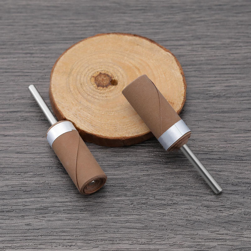 SG Store Pack of 10 sandpaper sanding head sandpaper rod sanding belts sleeves sanding wheel woodworking polishing tool 320-3000 grit