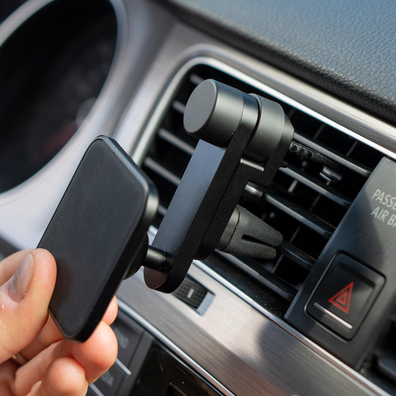 Peak Design Mobile Car Vent Mount, Non-Charging, Magnetic Mounting Technology, Adjustable, Aluminum Construction, 360-Degree Swivel Arm, Compatible with MagSafe Cases