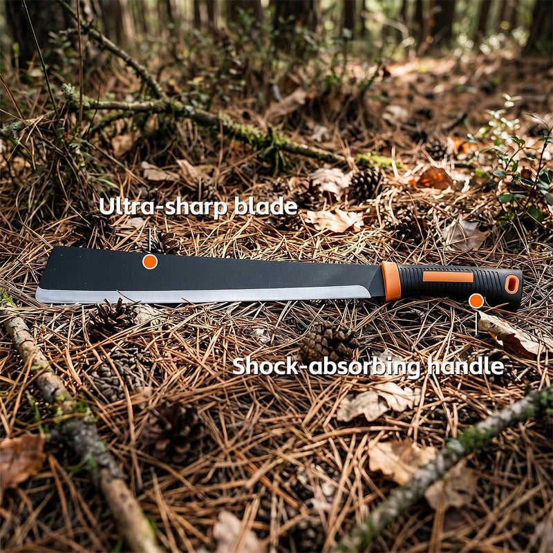 Billhook Sickle Machete for Yard Work Cutting Trees Heavy Duty machetes Mexicanos de Trabajo Best Machete Camping,Gardening Machete,Land Management,Hunting and Outdoor.