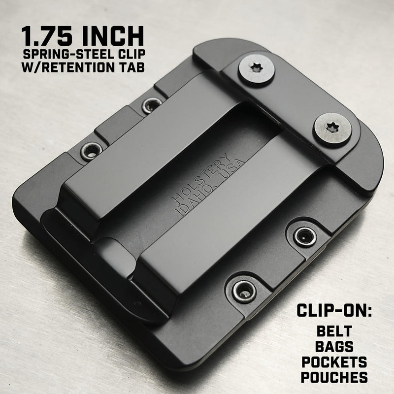 Holstery DriverMaster | Clip-On Tool Belt Drill Holder - Simple Hook Holster for Cordless Drill, Impact, Nailer, Tape Measure, or Any Tools with Hanger Clips DriverMaster PRO