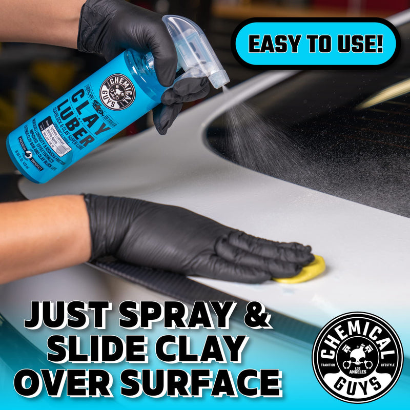 Chemical Guys WAC_CLY_100_16 Clay Luber Synthetic Lubricant with Wetting Agents for Clayblock and Car Detailing Clay (Works on Cars, Trucks, SUVs, Jeeps & More), 16 fl oz 16 Fl Oz (Pack of 1)