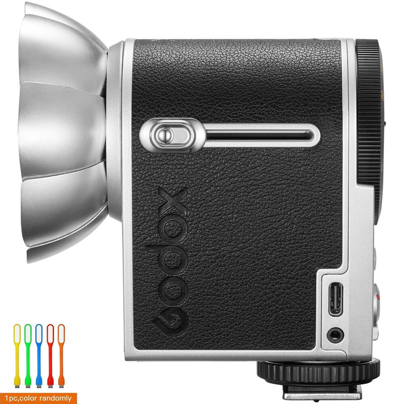 GODOX Lux Cadet Retro Camera Flash, GN10 with 7 Levels Flash Power,CCT 6200K±300K with S1/S2 Optical Control for Sony, for Fuji, for Canon, for Nikon, for Olympus Camera