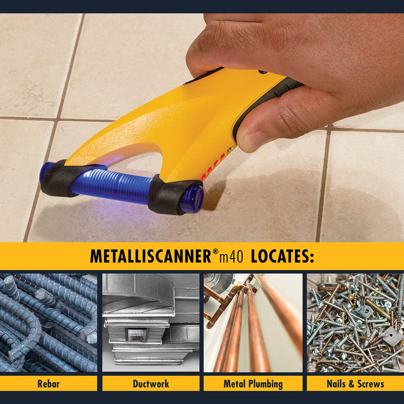 Zircon MetalliScanner m40 Handheld Electronic Metal Detector Standard Packaging