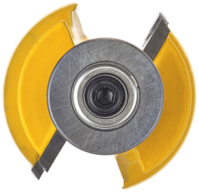 YONICO Cabinet Door Router Bits Miter Frame Molding 2-1/2-Inch 1/2-Inch Shank 16166 2-1/2" Cutting Length - 1/2" Shank