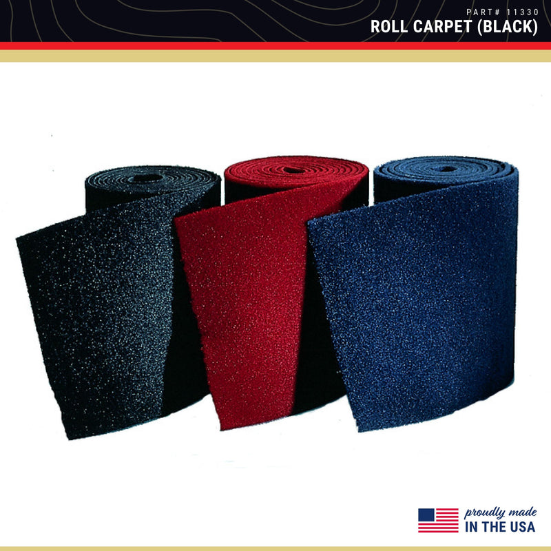CE Smith - Trailer Roll Carpet - Boat & Trailer Accessories & Replacement Part 11" x 12' Black