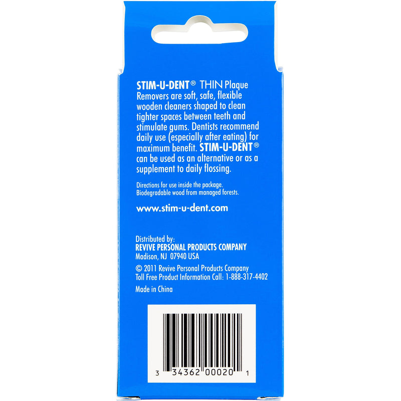 Natural Dentist Stim-U-Dent Dental Picks (Thin), 160 Count Each (Pack of 6) Thin Mint 160 Count (Pack of 6)