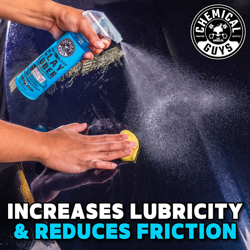 Chemical Guys WAC_CLY_100_16 Clay Luber Synthetic Lubricant with Wetting Agents for Clayblock and Car Detailing Clay (Works on Cars, Trucks, SUVs, Jeeps & More), 16 fl oz 16 Fl Oz (Pack of 1)