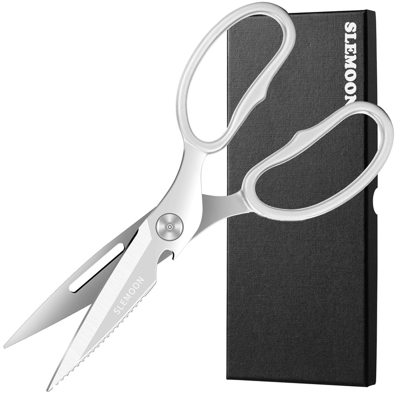 Heavy Duty Poultry Shears That Come Apart, All Purpose Kitchen Shears for Food,3Cr14 Fully Forged Stainless Steel Sharp Blades for Chicken,Meat,Seafood,Herbs Kitchen Scissors Natural