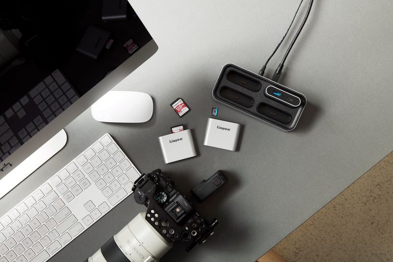 Kingston Workflow Station with SD Reader | Customizable USB 3.2 Gen 2 Dock | Support up to 4 Readers | WFS-S