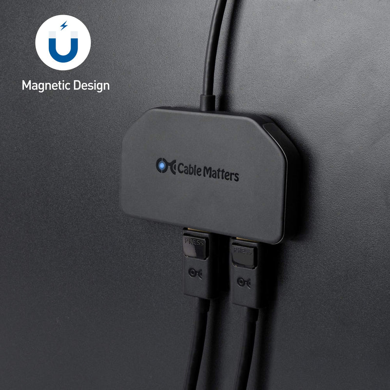 Cable Matters Windows Only Triple Monitor USB C Hub with 3X DisplayPort and 100W Charging - Support up to 8K and 4K 120Hz HDR - Thunderbolt 4, USB4 Compatible for Surface Pro, XPS