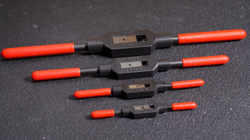 WILLBOND 4 Pcs Tap Wrench, 1/16"-1/4", 1/16"-3/8", 3/16"-1/2", 1/4"-3/4" 1/16"-1/4",1/16"-3/8", 3/16"-1/2", 1/4"-3/4"