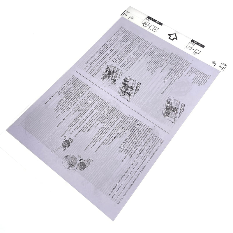 OKLILI 5pc X CS-A3001 Carrier Sheet CS-A3301 Sheets Compatible with Brother A4 Scanner Scan A3 B4 Odd-Sized Folded Torn Receipt Flimsy Wrinkled Newspaper Magazine Clipping Fragile Paper Crinkled Photo