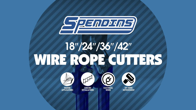18" Wire Rope Cutter, Hardened Cable Cutter Cuts Up to 5/16" 18 INCH