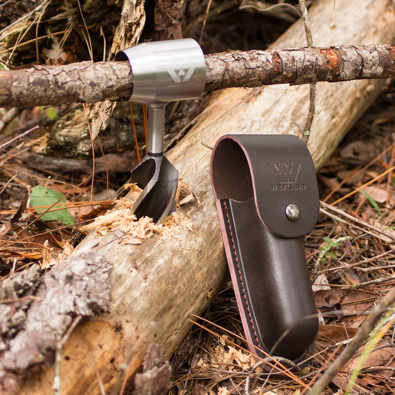 WEYLAND 1.5" Bushcraft Settlers Tool | Scotch Eye Hand Auger for Building, Bushcraft - Hand Drill for Woodworking, Camp Furniture & DIY Primitive Outdoor Projects
