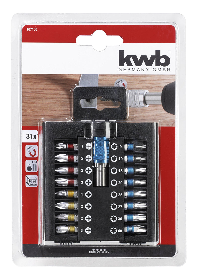 kwb 107100 Bit Set 31-Piece