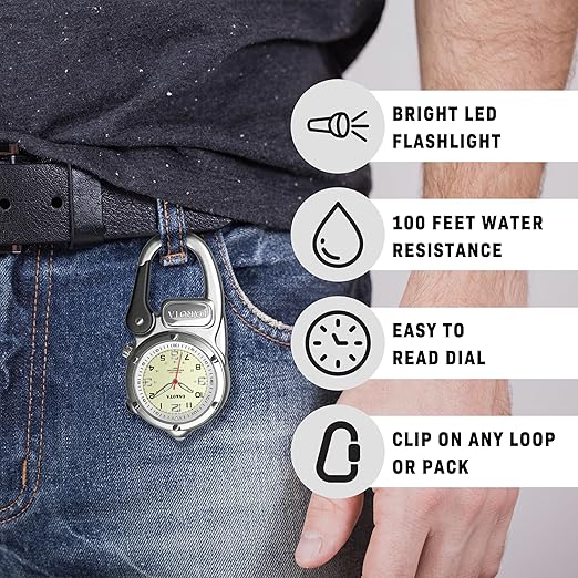 Dakota Mini Clip Microlight Watch