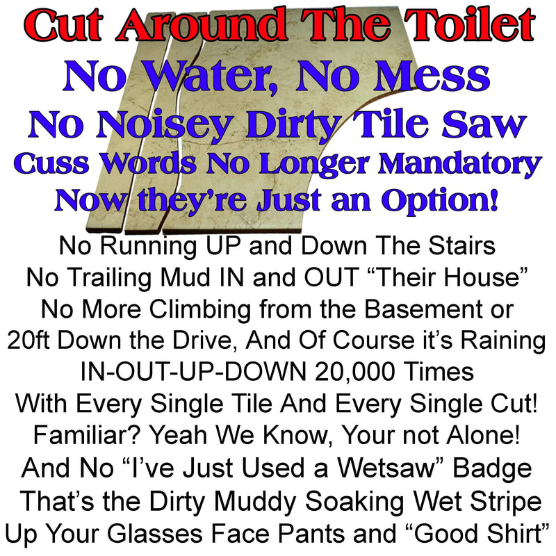 Ceramic Tile Cutter - Hand Held Ceramic Tile Cutter, Tool Cut Curves & Straight Lines, Cut around Toilet, Replaceable Carbide Wheel, Made in UK With Step By Step Instructions, Oil and Online Videos Starter Kit 1. Red