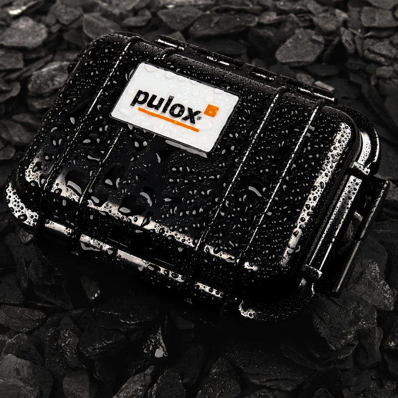 Pulse oximeter Pulox PO-200A with alarm, pulse tone and accessory set for measuring SpO2, pulse and PI - blue