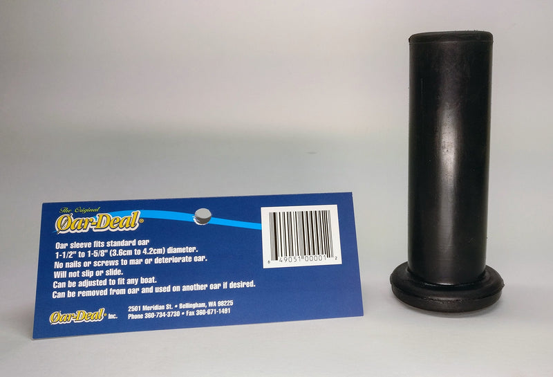 The Original, Fits 1 1/2''-1 5/8'' Wood Oars, Rubber Oar Sleeve, Long Lasting, No Slip, Easy to Roll-On, Made in The USA with a 5 Year Warranty