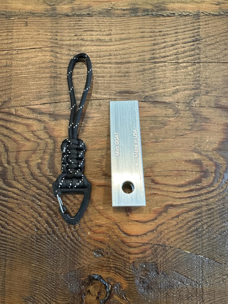 Gap Goat Mini Forcible Entry Wedge with Paracord Lanyard - Firefighter Tool, EMS and Police Wedge