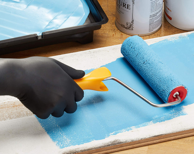 TouchGuard Black Disposable Nitrile Gloves, Powder Free and Latex Free, Box of 100, Size XL XL (Pack of 100) Box of 100 Black