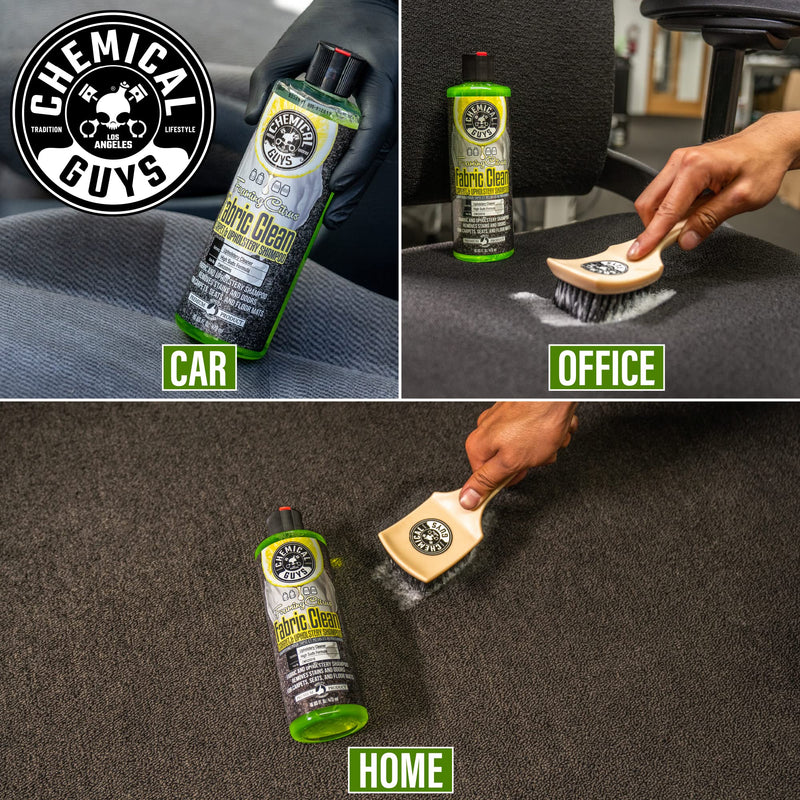 Chemical Guys CWS20316 Foaming Citrus Fabric Clean Carpet & Upholstery Cleaner (Car Carpets, Seats & Floor Mats), Safe for Cars, Home, Office, & More, 16 fl oz, Citrus Scent 16 Fl Oz (Pack of 1)