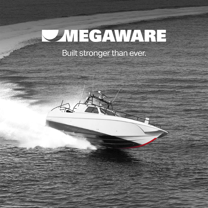 MEGAWARE KEELGUARD XL ScuffBuster BowGuard, Solid No-Notch, 9" x 8.75" | Prevent Trailer Bow Roller Damage by Stern Eye Bolt, 3M Adhesive, Stainless Steel Mirror Polished Finish, Easily Bends, Solid